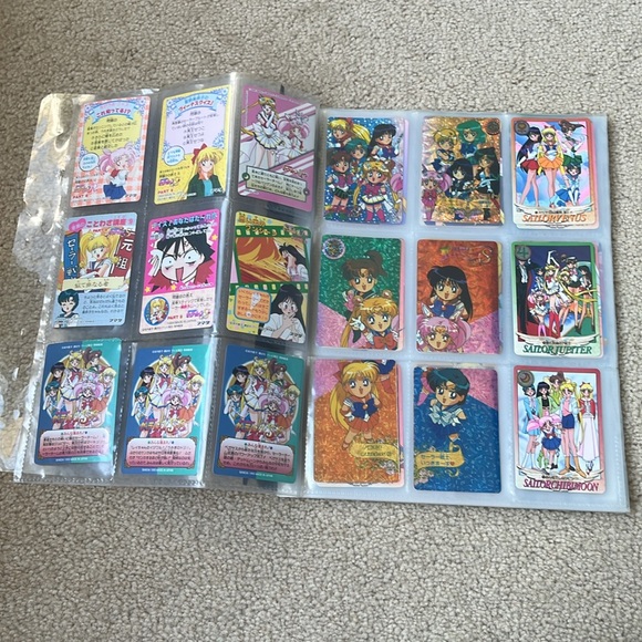Set of Assorted Vintage 1990s Sailor Moon Trading Cards - Picture 3 of 17